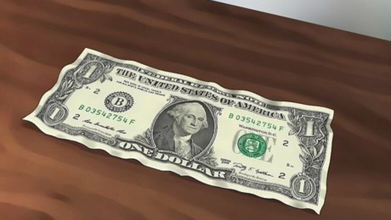How to Straighten Out a Dollar Bill