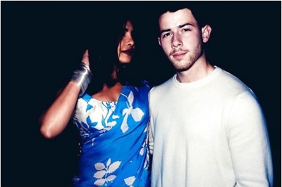 'Desi Girl' Priyanka Chopra Poses with Nick Jonas in a Saree, See Pic