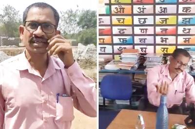 Watch: Chhattisgarh Teacher Enters School With Alcohol Bottle; Internet Shocked
