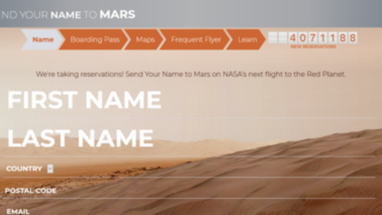 How to Send Your Name to Space