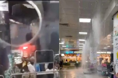 WATCH: Portion of Roof Collapses At Guwahati Airport Due to Heavy Rain, Flights Diverted