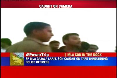 UP: SP MLA Gajala Lari' s son caught on camera threatening policemen