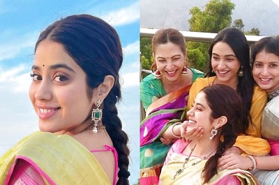 Janhvi Kapoor Looks Breathtaking in Saree on 25th Birthday; Rumoured BF Orhan Says 'Love U So Much'