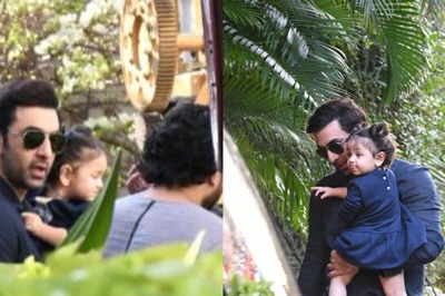 Ranbir Kapoor Twins With Daughter Raha As They Arrive For Jeh’s Birthday Party, See Photos