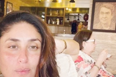 Kareena Kapoor Khan is Busy Clicking Selfie While Her Mother Babita Enjoys 'Kheer'