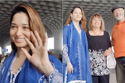 Tamannaah Bhatia Spotted At Airport With Parents In No Makeup Look, Fans Call Her ‘Pretty’; Watch