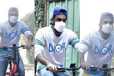 Ranbir Kapoor Rides An E-Bike In Viral Video, Netizen Jokes 'High Petrol Price Effect'