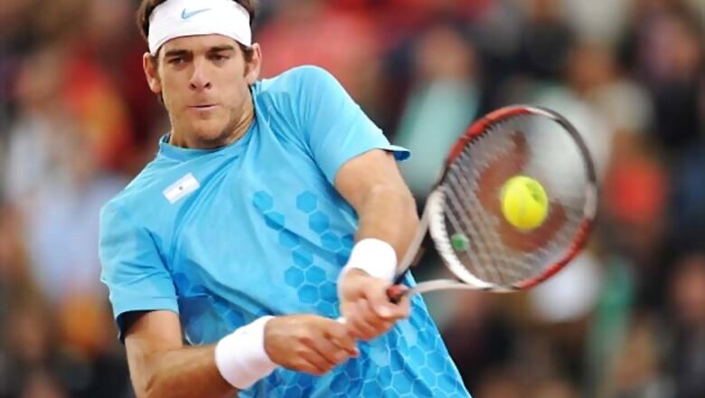 Del Potro wins, Fish crashes out in Marseille