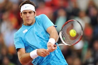 Del Potro wins, Fish crashes out in Marseille
