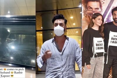 Alia Bhatt and Ranbir Kapoor Set Couple Goals As RRKPK Actress Receives Husband At Airport; Watch