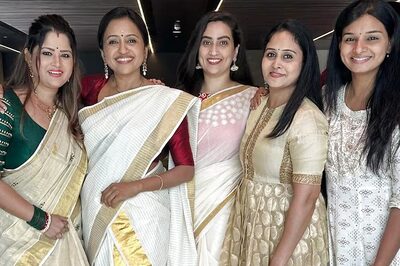 TV Presenter Suma Kanakala Celebrates Onam With Her Friends And Family