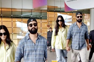 Vicky Kaushal Holds Katrina Kaif’s Hand Tight While They Get Clicked At The Airport: WATCH