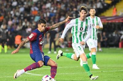 Real Betis vs Barcelona Live Streaming Details For La Liga 2023-24 Match: When and Where to Watch RB vs BAR Coverage on TV And Online