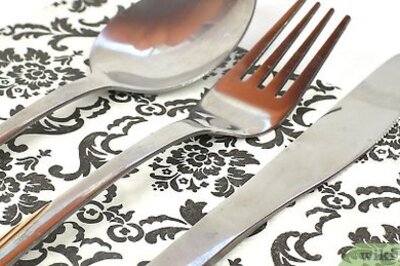 How to Wrap Silverware in Paper Napkins
