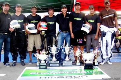 Team Amaron notches up a hat-trick of wins