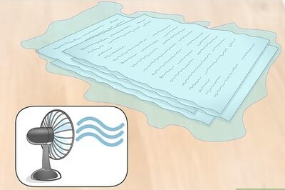 How to Dry Wet Paper
