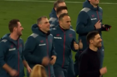 Watch | Xabi Alonso Invites Bayern Leverkusen Entourage To Celebrate Win Against Bayern Munich