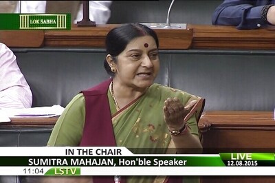 'This is How Meira Kumar Treated Me': Sushma Swaraj Tweets Lok Sabha Video