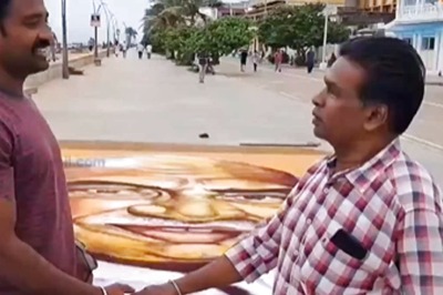 Puducherry Police Officer’s Larger-than-life Paintings Have Locals’ Attention