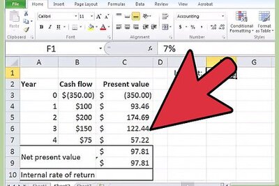 How to Calculate an IRR in Excel