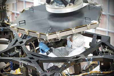 NASA successfully installs first flight mirror on James Webb Space Telescope