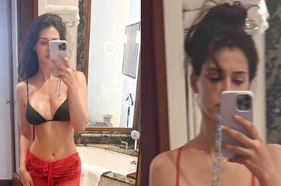 Disha Patani Oozes Oomph in Red Bikini, Flaunts Curves in Steamy Mirror Selfies; See Pics