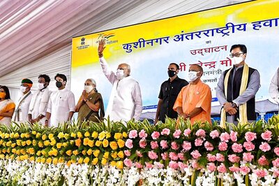 Sri Lanka Cabinet Min Rajapaksa Gifts Sinhala Version of Bhagwad Gita to PM Modi at Kushinagar