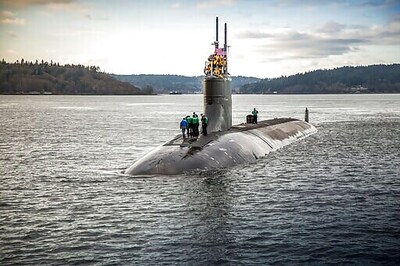 Officials: Damaged US Navy Sub Struck Underwater Mountain
