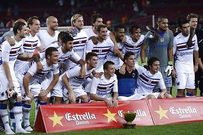 Sampdoria beat Barca to win Joan Gamper Cup