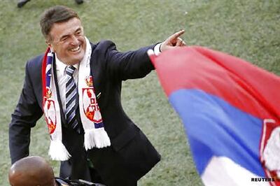 Serbia coach Antic punished by FIFA
