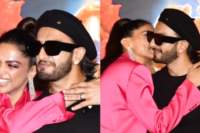 Current Laga Re Launch: Ranveer Singh, Deepika Padukone Pack In The PDA In Adorable Pics; Check Here