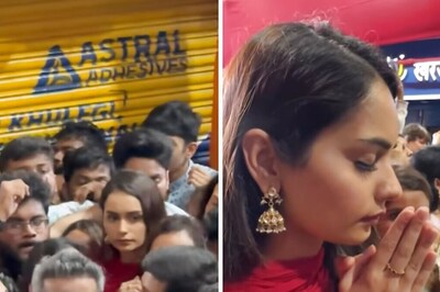 Manushi Chhillar Skips VVIP Treatment For Lalbaugcha Raja's Darshan