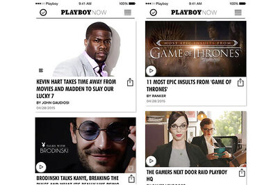Playboy launches article-based SFW smartphone app