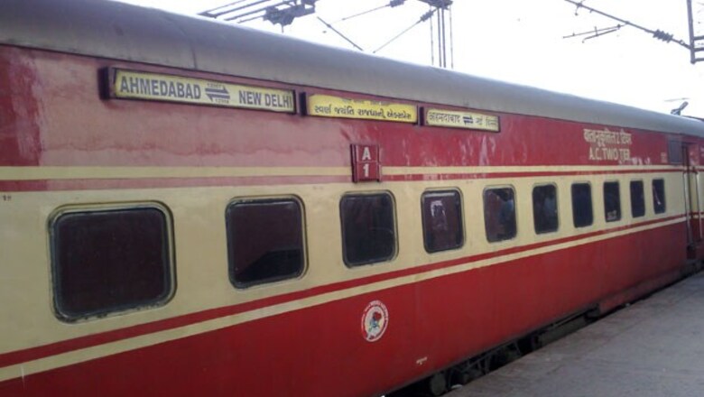 Railways to install work stations in Rajdhani trains
