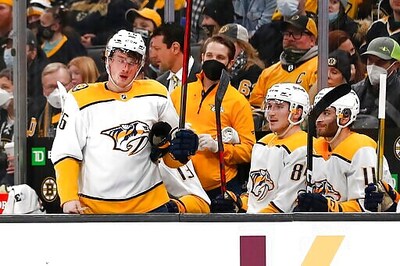 Hall's OT Goal Lifts Red-hot Bruins Over Predators, 4-3