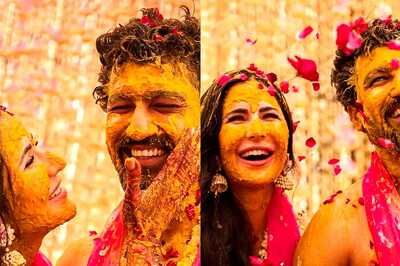 Katrina Kaif and Vicky Kaushal Are Madly in Love in These Breathtaking Pics from Haldi Ceremony