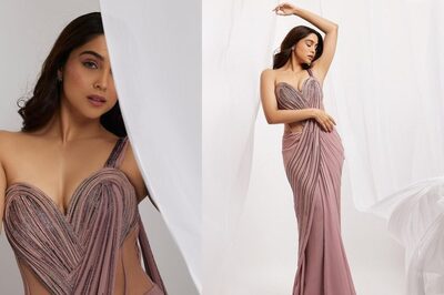 Sharvari Wagh, In Mauve Gaurav Gupta Saree, Stole Hearts And Attention