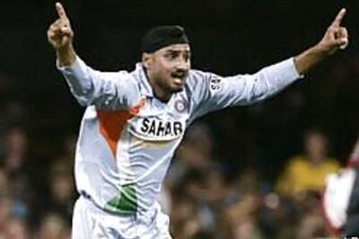 After the slap Bhajji had another go at Sreesanth