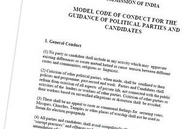 Full text: Election Commission's Model Code of Conduct