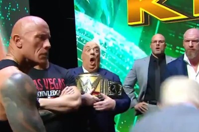 WATCH: The Rock Slaps Cody Rhodes After Announcing His Decision to Take on Roman Reigns at Wrestlemania 40