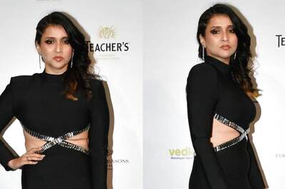 Sexy Video! Mannara Chopra Flaunts Her Hot Curves In A Black Cutout Dress; Watch Viral Clip