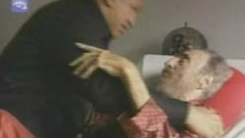 Chavez surprises ailing Castro