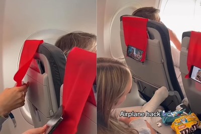 Woman’s Hands-Free Phone Hack To Watch Movies On Flight Is Trending