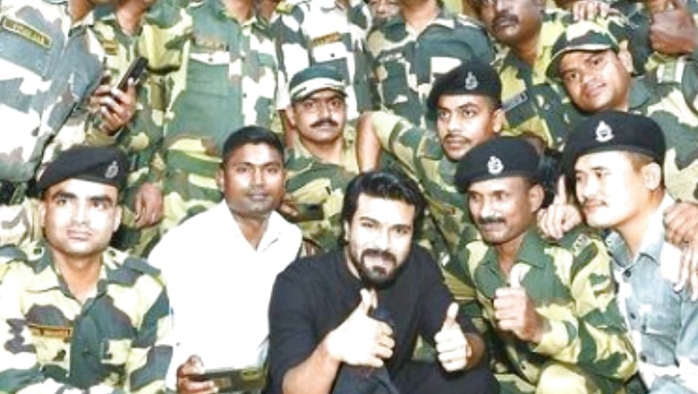 RRR Actor Ram Charan Gets his Chef to Cook for BSF Jawans in Amritsar, Poses With Soldiers