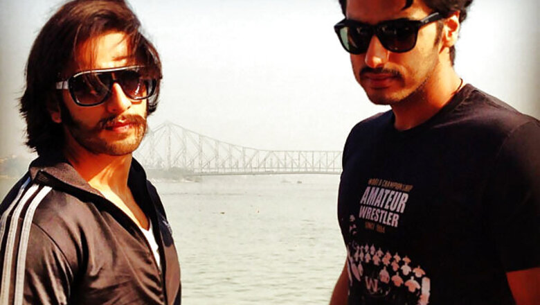 Snapshot: Ranveer, Arjun shoot for 'Gunday' in Kolkata