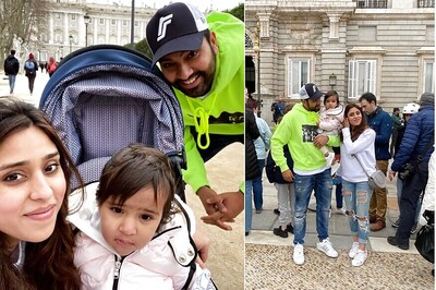 Rohit Sharma Reaches 'Beautiful Madrid' With Wife Ritika Sajdeh and Daughter Samaira Ahead of El Clasico