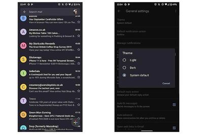 Google Rolls-out Dark Mode for Gmail on Android
