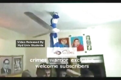 Hyderabad varsity students refute Smriti Irani's claim, release video of Rohith's room after his suicide