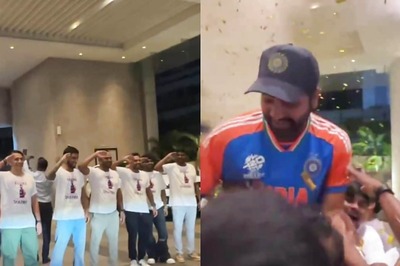 Grand Salute, Customised T-shirts And Slow Motion Walk: Tilak Varma Joins Rohit Sharma's Childhood Friends in Welcoming World Champion
