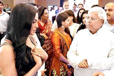 When Laloo Prasad Yadav met Veena Malik and more